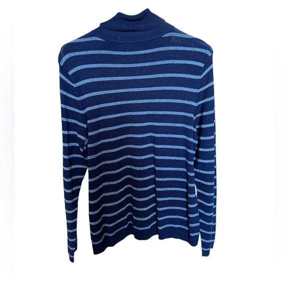 Chico's Deep Blue Knit Top - like new! - Picture 2 of 3